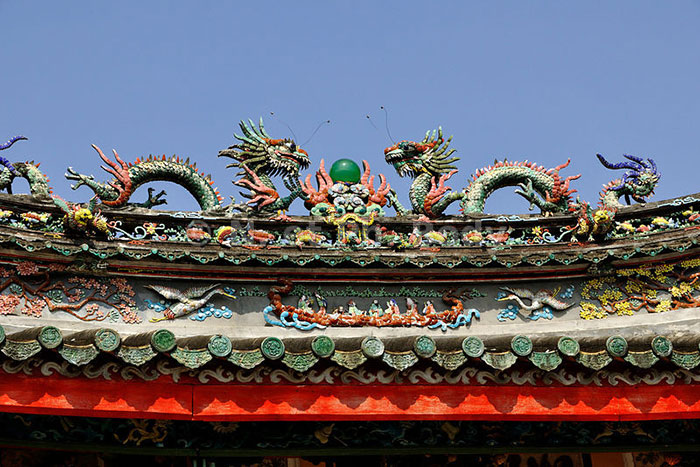 temple chinois trieu chau visiter hoi an roof
